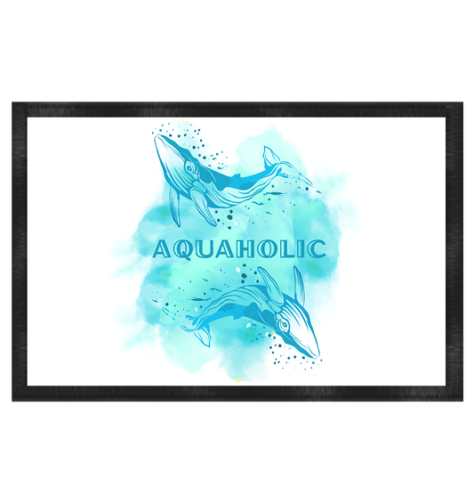 Aquaholic  - Fußmatte 60x40cm