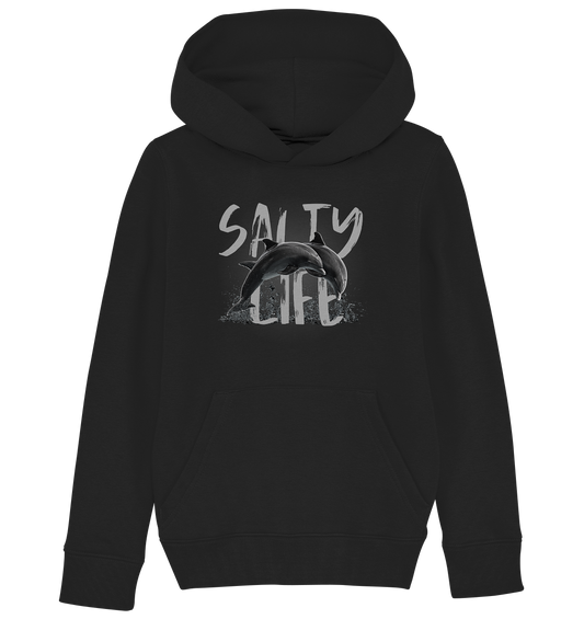 Salty Life "Dolphins"   - Kids Organic Hoodie