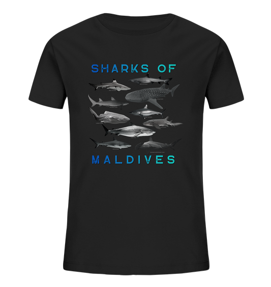 Salty Life "Sharks of Maldives" - Kids Organic Shirt