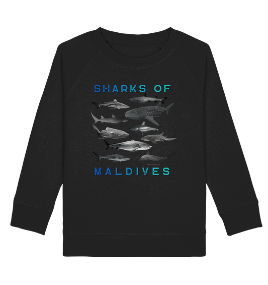 Salty Life "Sharks of Maldives" - Kids Organic Sweatshirt