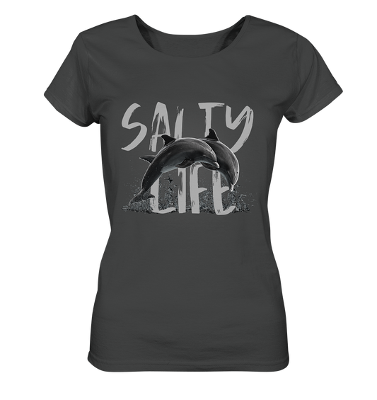 Salty Life "Dolphins"   - Ladies Organic Shirt