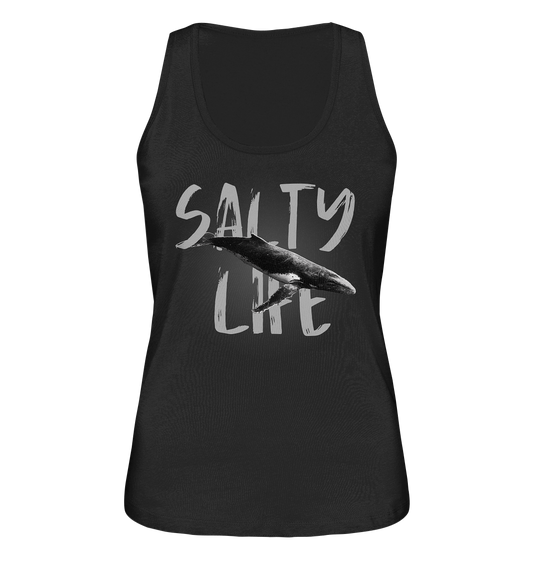 Salty Life "Humpback Whales" - Ladies Organic Tank-Top