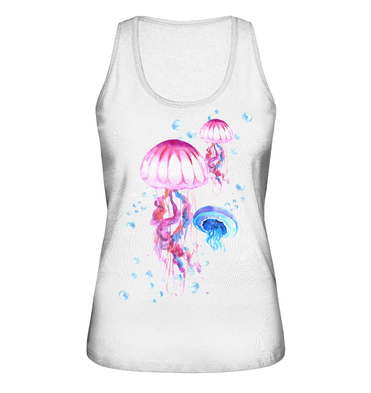 Jellyfish Dream - Aquarell Design  - Ladies Organic Tank-Top