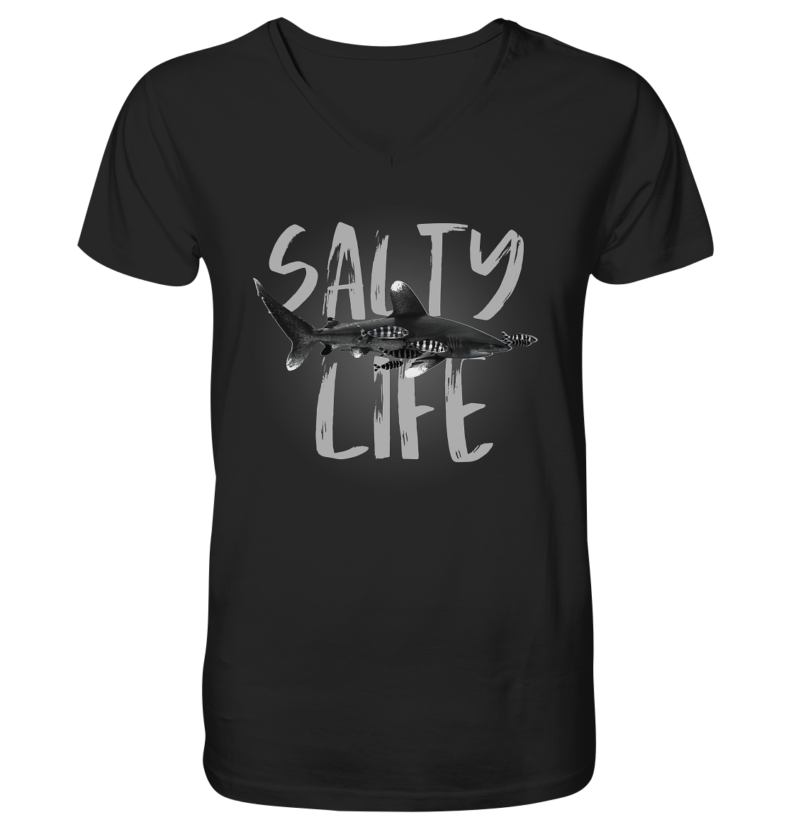 Salty Life "Longimanus"  - Mens Organic V-Neck Shirt