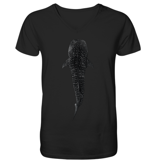 Whaleshark Encounter   - Mens Organic V-Neck Shirt