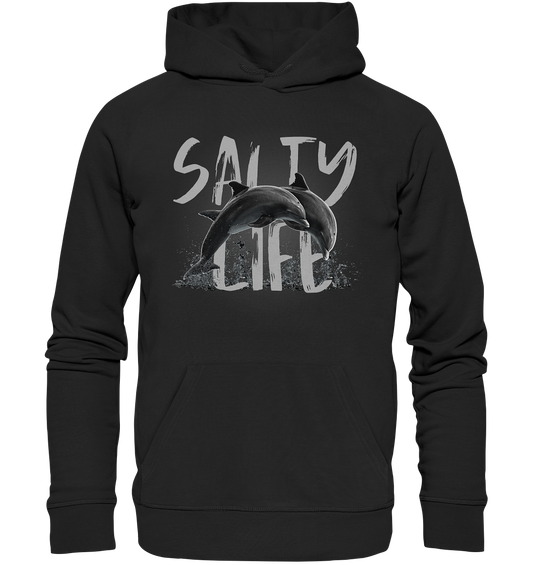 Salty Life "Dolphins"   - Organic Hoodie