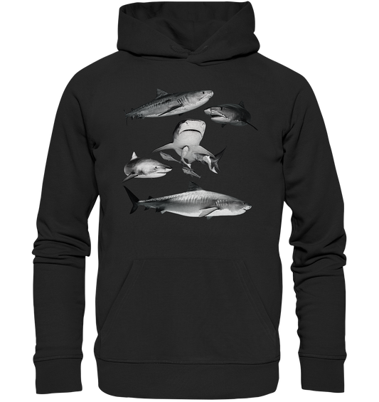 Salty Life Encounter with Tiger Sharks  - Organic Hoodie
