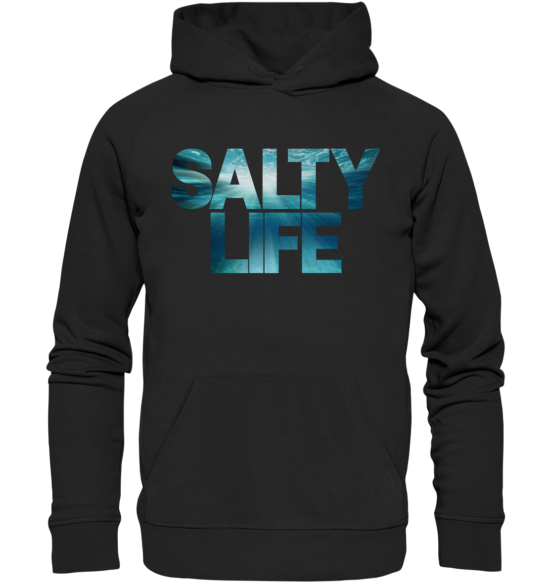 Salty Life "Lights under the sea" - Organic Hoodie