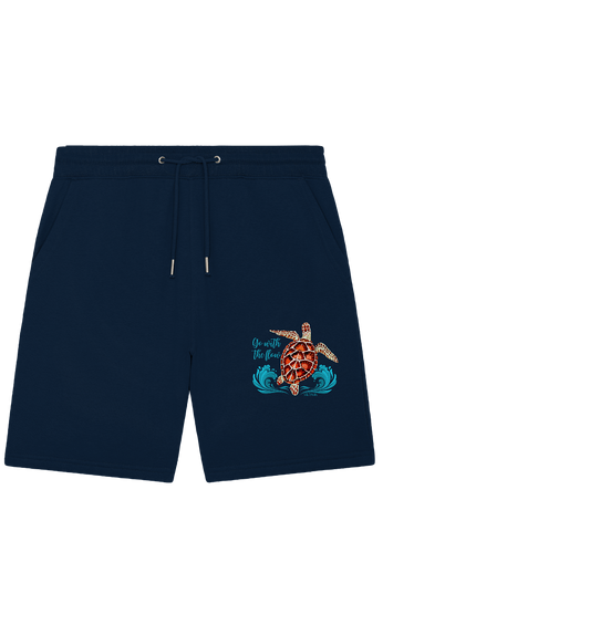Turtle - Go with the flow  - Organic Jogger Shorts