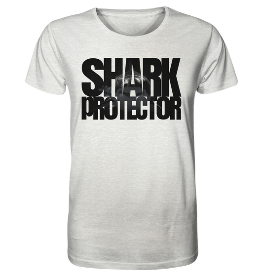 Shark Protector - Organic Shirt (meliert)
