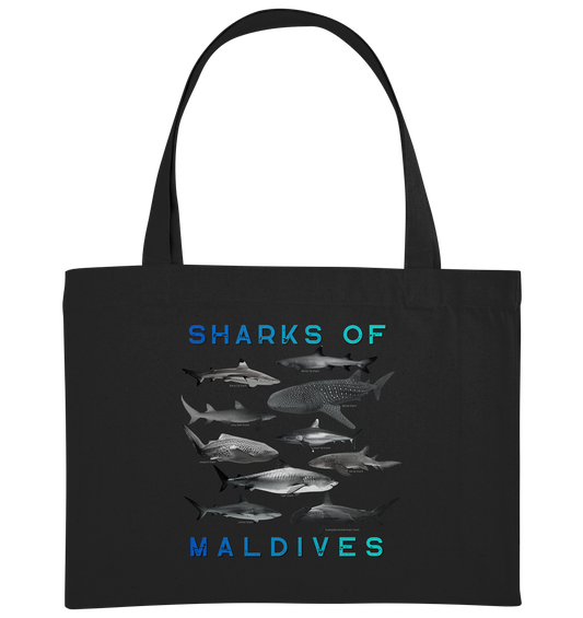 Salty Life "Sharks of Maldives" - Organic Shopping-Bag