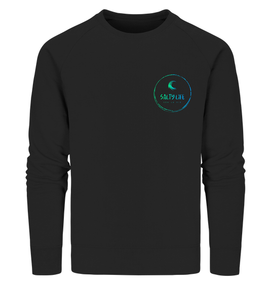 Salty Life Crew Design - Organic Sweatshirt
