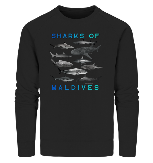 Salty Life "Sharks of Maldives" - Organic Sweatshirt