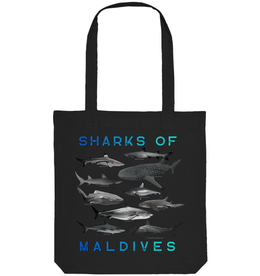 Salty Life "Sharks of Maldives" - Organic Tote-Bag