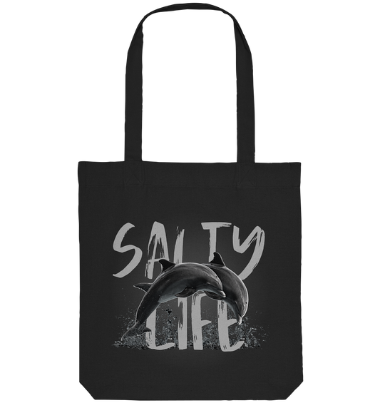 Salty Life "Dolphins"   - Organic Tote-Bag