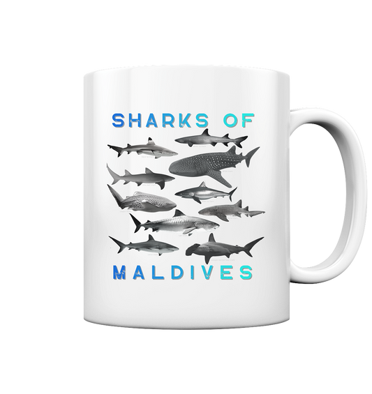 Salty Life "Sharks of Maldives" - Tasse glossy